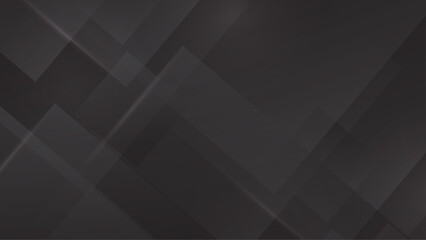 Obraz premium Transparent object on a black background. Geometrical background.