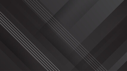 Obraz premium Vector creative geometric design space. Grey background.