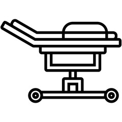 Medical Record Icon. Patient File Information Symbol. Line Icon Style. Vector Stock