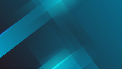 Fototapeta premium Abstract blue tosca geometry background