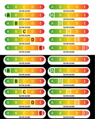 NUTRI-SCORE - Food information - Rating score - A to E range
