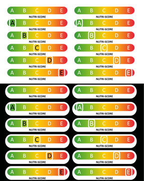 NUTRI-SCORE - Food information - Rating score - A to E range