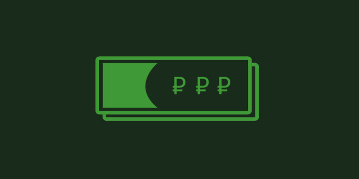 Ruble Icon - Green