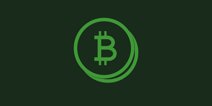 Bitcoin Icon - Green