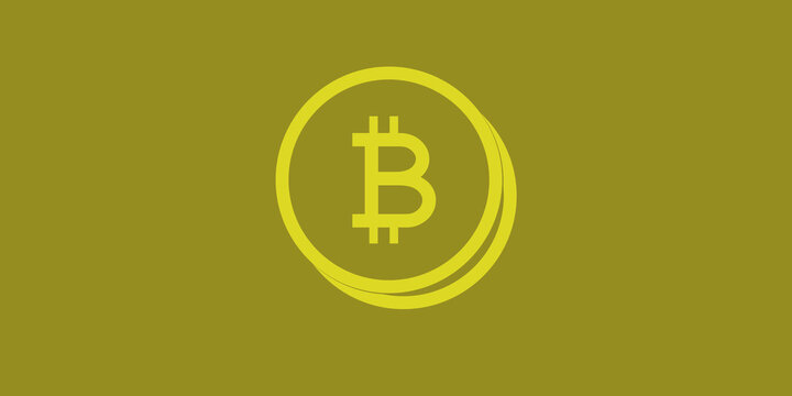 Bitcoin Icon - Yellow