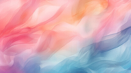 Fototapeta na wymiar Generative AI, a watercolor effect for a soft and dreamy website design