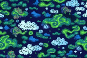 Obraz na płótnie Canvas cloud abstract pattern