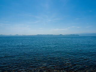 Fototapeta premium 瀬戸内海の島々が遠くに見える