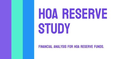Foto op Aluminium HOA Reserve Study: A study of the financial reserves of a homeowners' association. © Generative AI