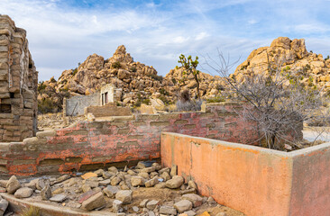 The Remains of The Wonderland Ranch, Joshua Tree National Park, California, USA