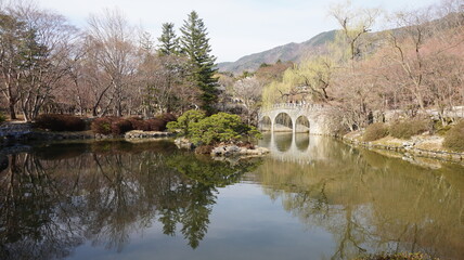 Obraz premium 불국사 연못