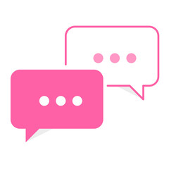 Messaging, Conversation, Chat, Communication, Dialog vector icon.