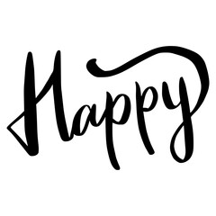 Word Ideas Lettering Sticker