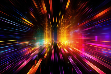Future Technology Cyber Concept Background. Abstract Hi Speed Digital Design - obrazy, fototapety, plakaty