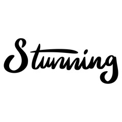 Stunning Lettering. Word Ideas Lettering Stickers