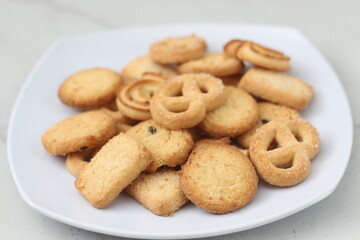 a variety of savory and delicious cheese cookies