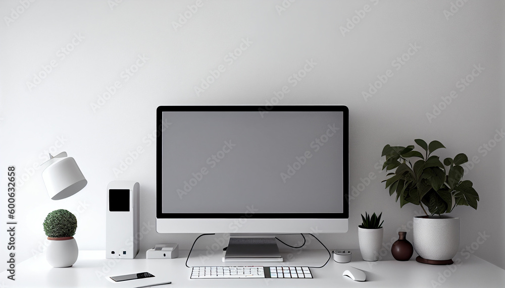 Poster personal computer at home generative ai