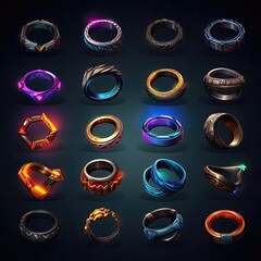 luxury ring circle game ai generated