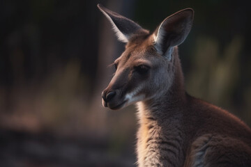 Fototapeta premium kangaroo in the wild