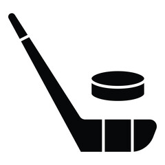 Hockey icon design template isolated illustration