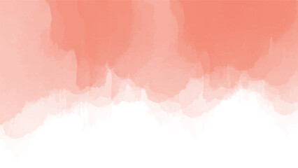 Abstract orange watercolor background.Hand painted watercolor. vector