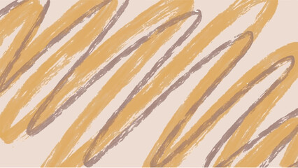 Abstract orange line watercolor background.Hand painted watercolor. vector