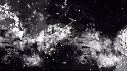 Abstract black watercolor background.Hand painted watercolor. vector