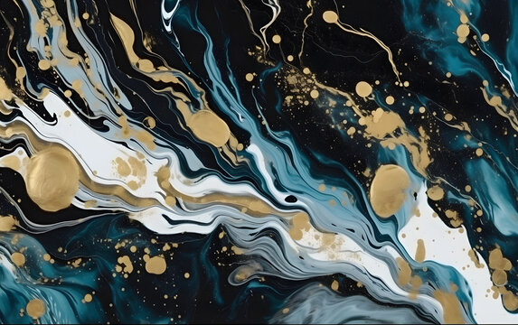 Liquid ink texture background