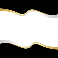 BLACK GOLD NEW DESIGN abstract background with wave
