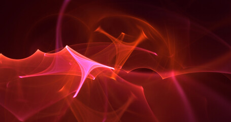 3D rendering abstract fractal business background