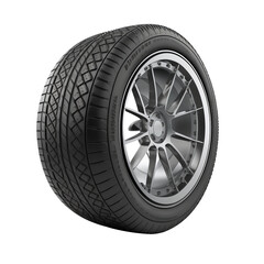 Obraz premium Car tyre on the transparent background, created with generative AI