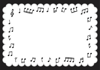 音符のフレーム