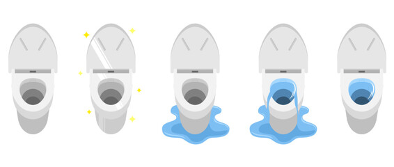 トイレ　正面５セット※Affinity Designer作成svgファイル	