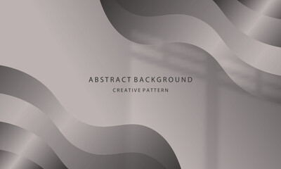 Abstract geometric gradient background Waves Elegant Gray Color Transparency Simple Attractive For EPS 10 Presentation