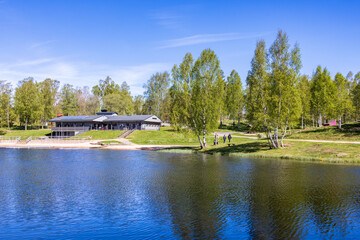 Lake at an outdoor area in spring