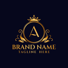 Lettermark A ornamental logo design