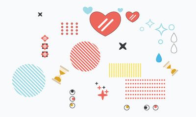 Abstract geometric vector graphic element for posters, artwork, design templates, advertisements, prints.Advertising, commercial banners, posters, brochures, billboards, sales.