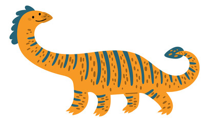 Cute dinosaur for child room decoration or textile print