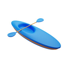 3d kayak illustration
