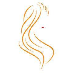 hair logo vector illustration