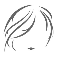 hair logo vector illustration