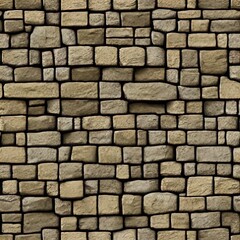 Stone Seamless Pattern, Wall background, Brick Seamless Pattern, Wall Background, Rock Wall, Bricks, Rock Pattern, Generative AI