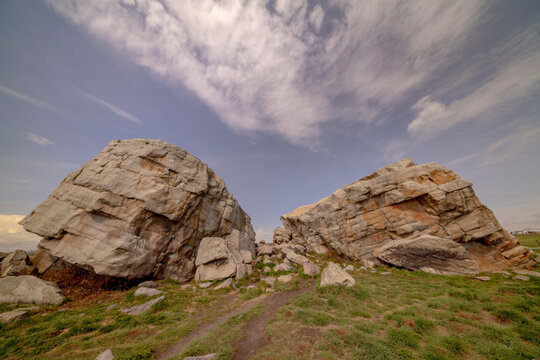 Okotoks, Alberta, Canada, Big Rock an enormous glacial erratic. 