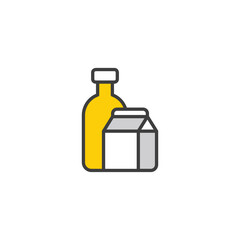 Products icon design with white background stock illustration