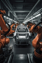 Automobile assembly line production Generative AI