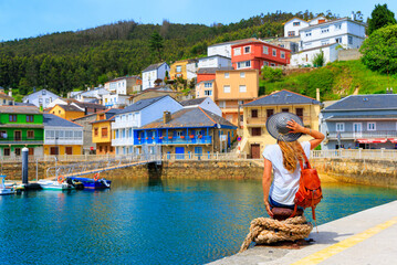 O Barqueiro, fishing village in Galicia- Spain