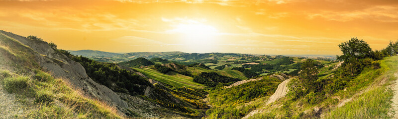 paesaggio collinare, colline italiane