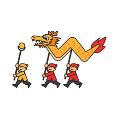 長崎くんちのイラスト