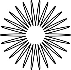 Sun Outline Illustration