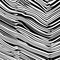 A minimalistic pattern of black lines on a white background1, Generative AI